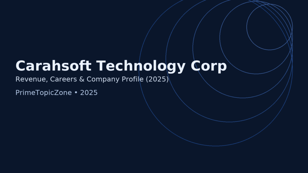 Advanced technology company logo with concentric circle design and modern blue color scheme.