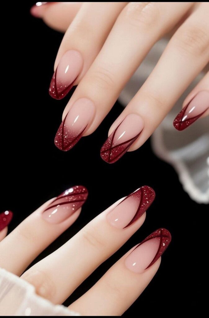 Valentines Nails Aesthetic 2026 showing romantic red nail designs that suit different hand shapes and finger lengths