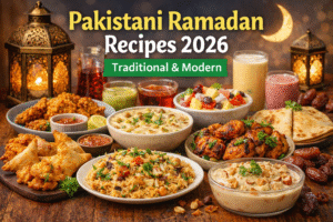 Pakistani Ramadan recipes 2026 featuring traditional and modern Iftar dishes