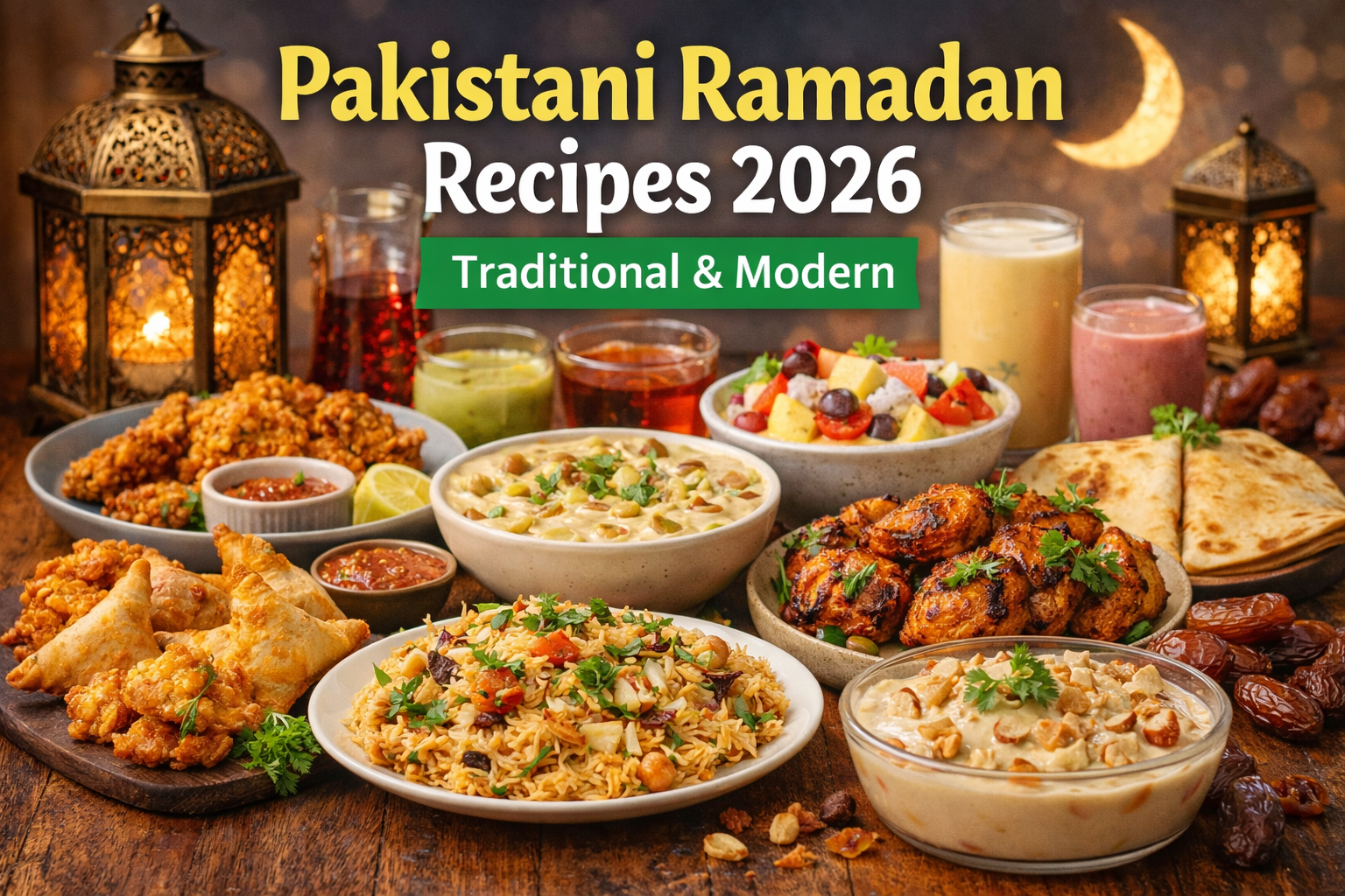 Pakistani Ramadan recipes 2026 featuring traditional and modern Iftar dishes