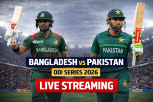 Bangladesh vs Pakistan ODI Series 2026 live streaming and schedule