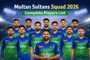 Multan Sultans Squad 2026 – Complete Players List, Analysis and PSL Preview