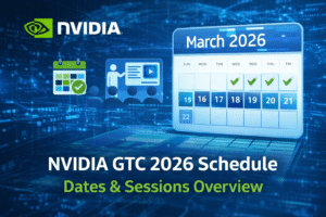 NVIDIA GTC 2026 schedule dates and sessions overview banner