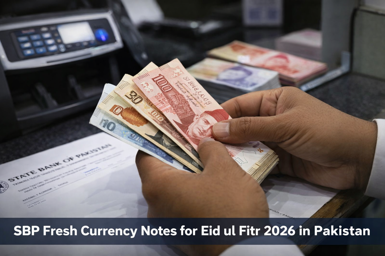 SBP fresh currency notes for Eid ul Fitr 2026 in Pakistan